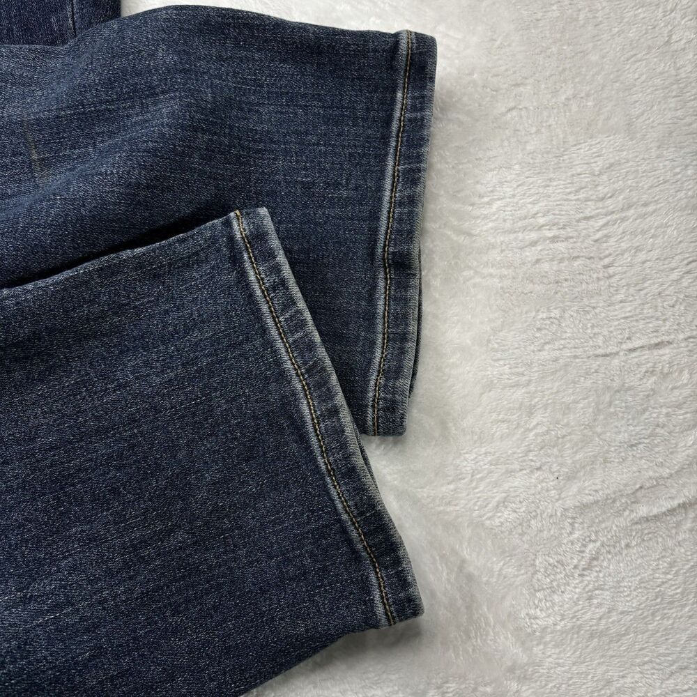 Judy Blue Straight Fit Jeans Women's 13/31 Dark Wash Blue Mid Rise Stretch - Picture 7 of 13